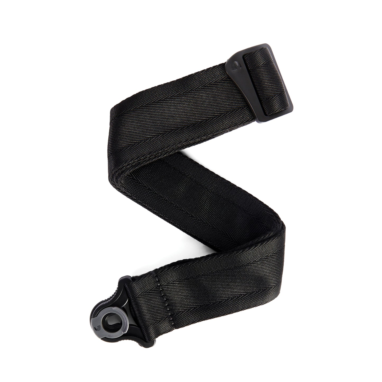 D'Addario Auto Lock Locking Guitar Strap, Black