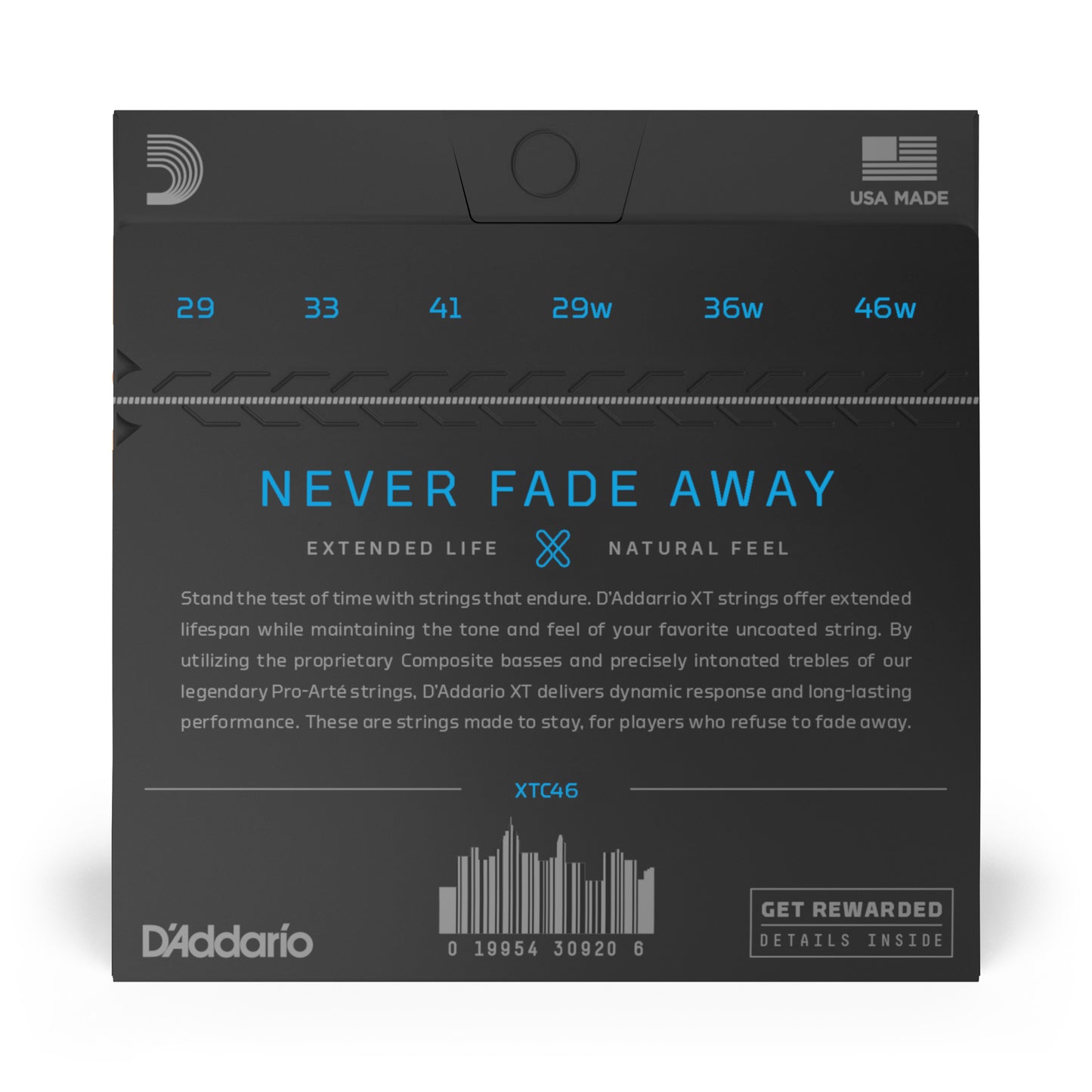 D'Addario XTC46-3P, XT Classical Silver Plated Copper, Hard Tension (3 SETS)