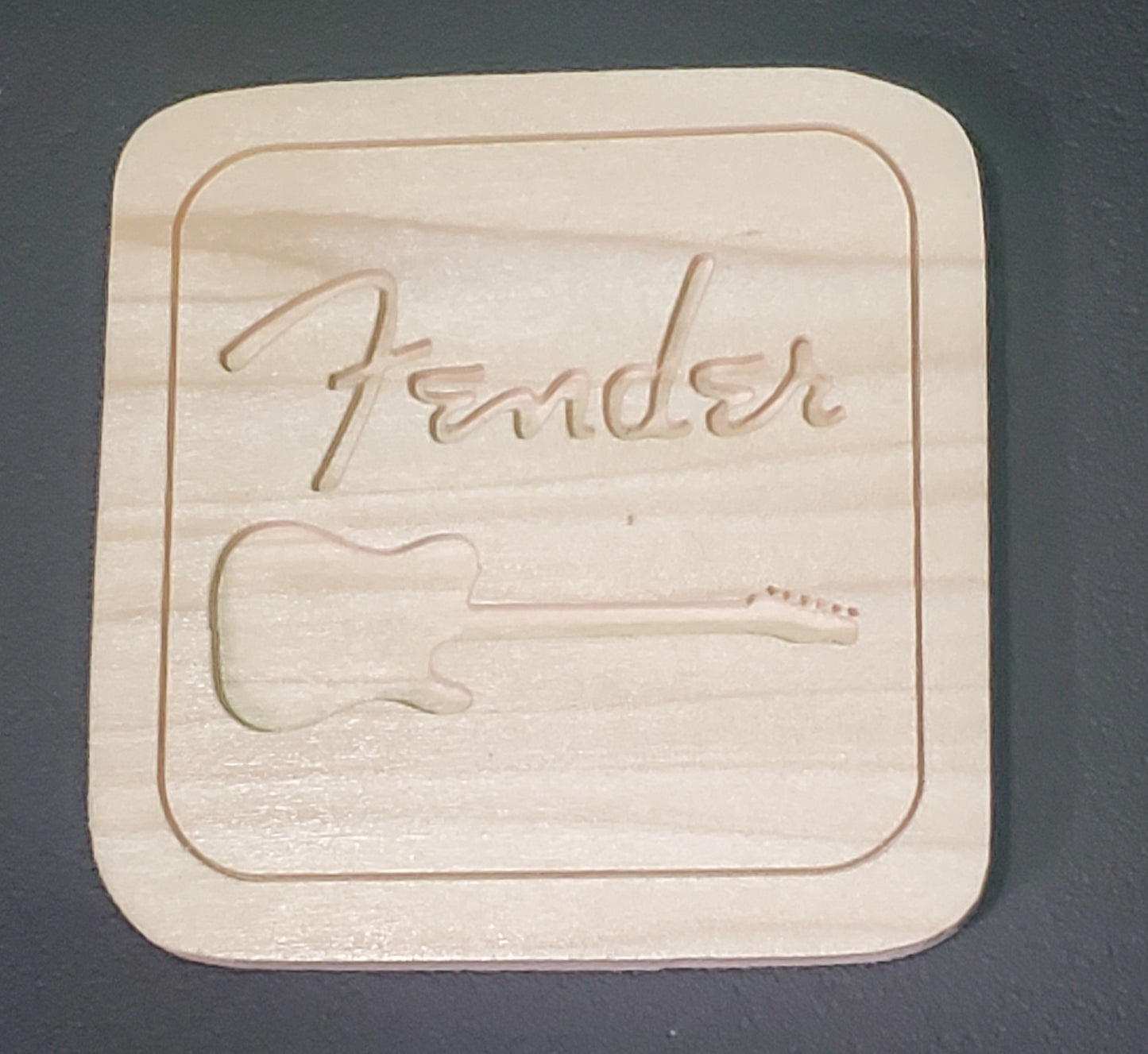 Fender Telecaster Poplar Coaster Set (4 each per set)