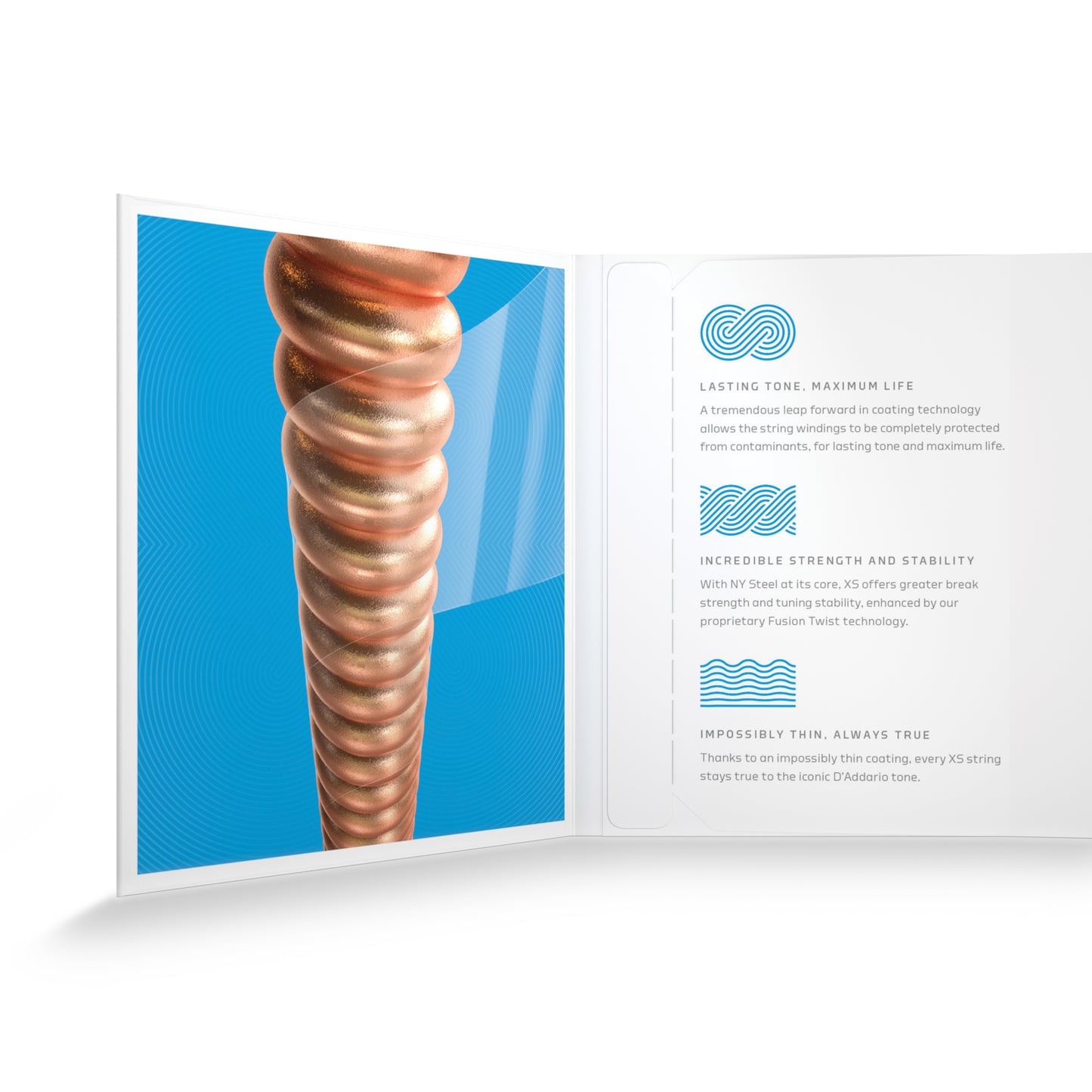 D'Addario XSAPB1047-12-3P XS Phosphor Bronze 10-47 Light 12-String (3 SETS)