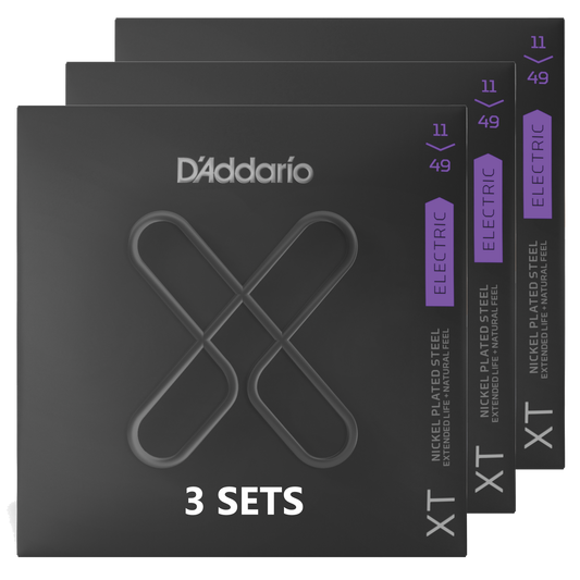 D'Addario XTE1149-3P Regular Light, XT Coated Nickel (11-49) - 3 SETS